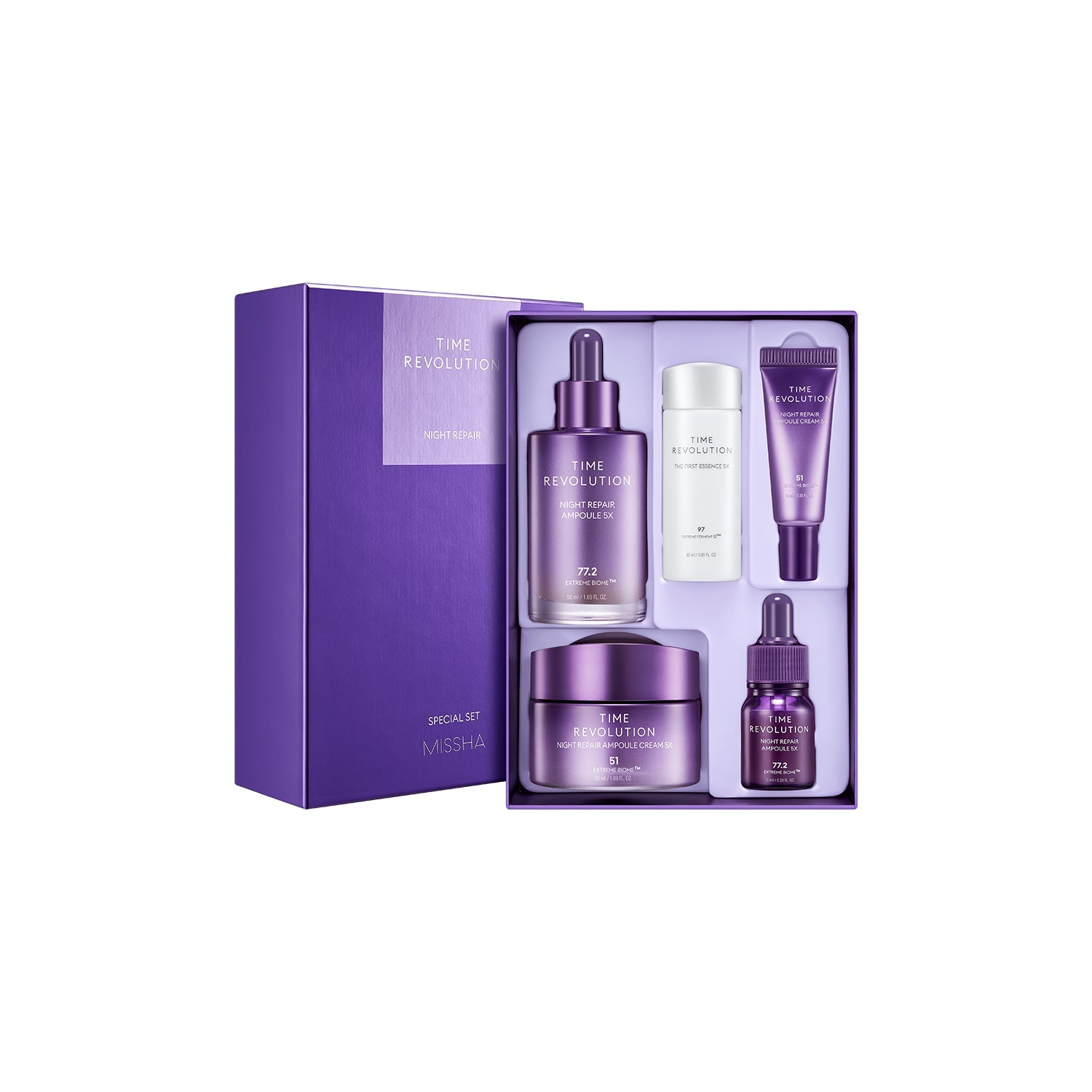 TIME REVOLUTION NIGHT REPAIR SPECIAL SET5X (5 PIECE)