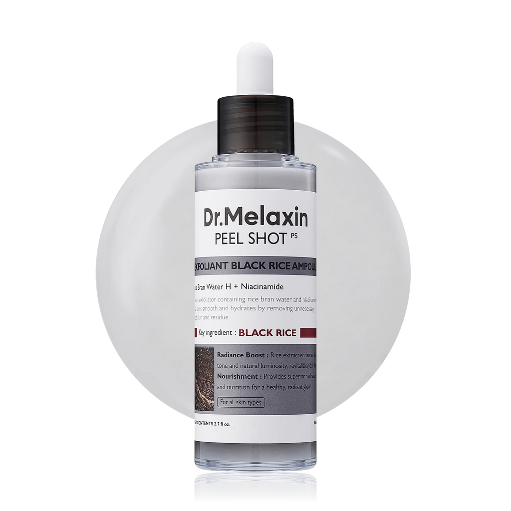 DR. MELAXIN  PeelShot Glow Black Rice Ampoule
