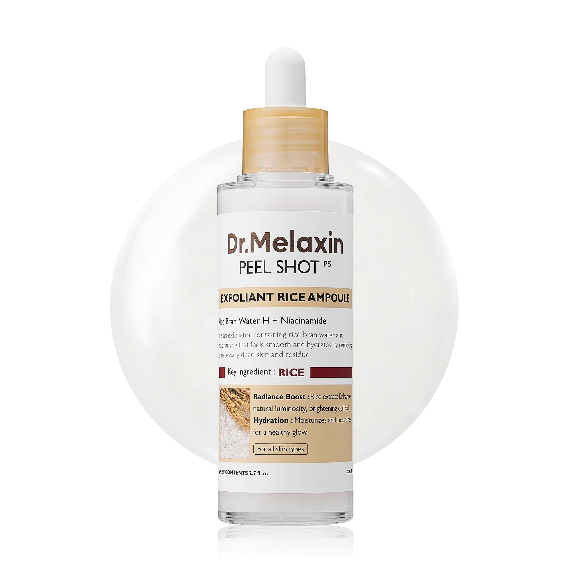DR. MELAXIN PeelShot Rice Ampoule